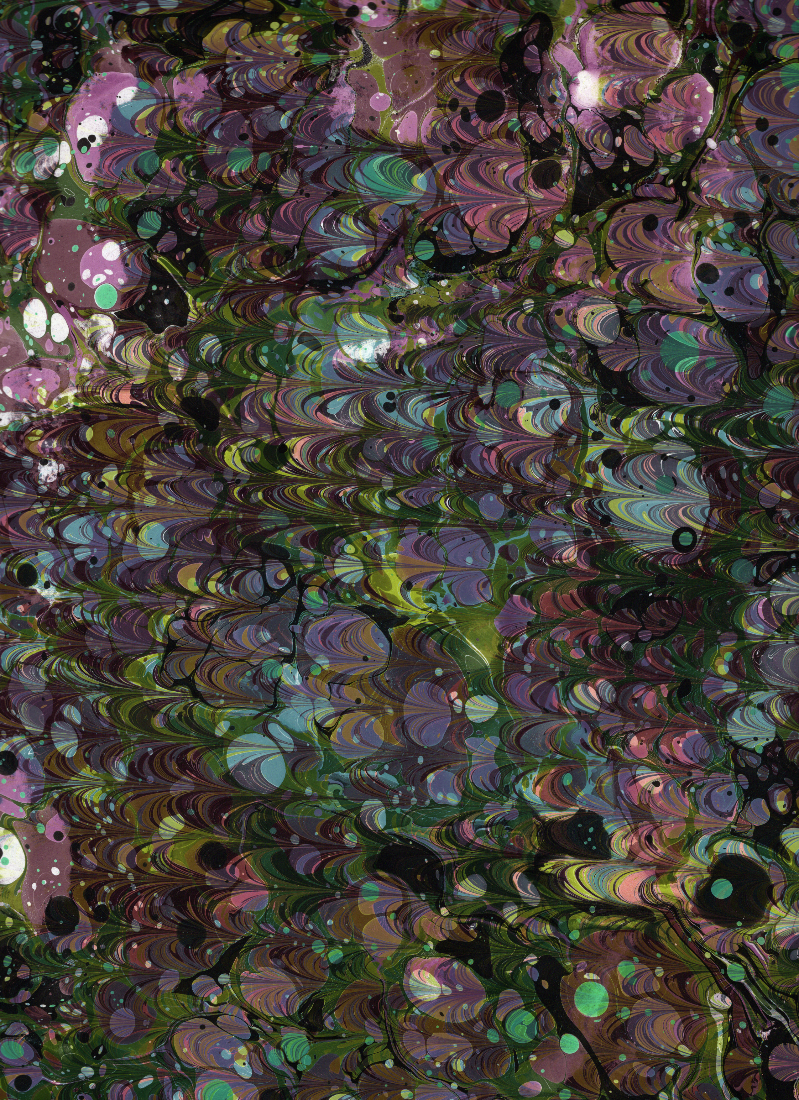 a very busy overmarbling that looks cosmic